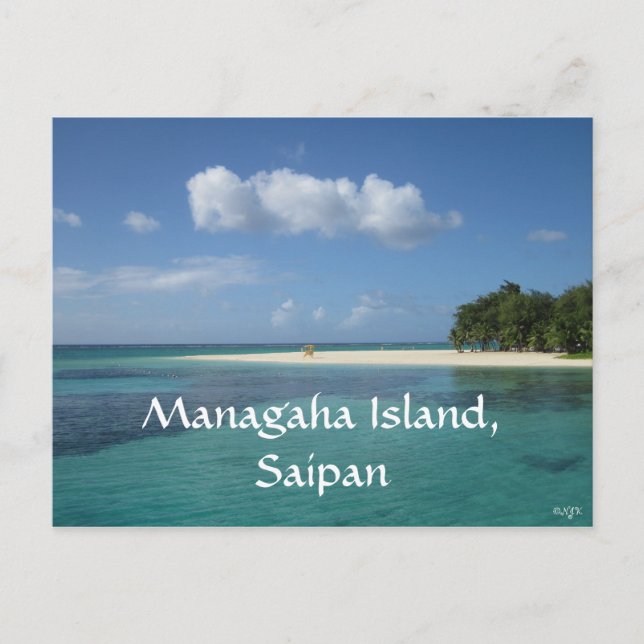 Manaha Island, Saipan Postkarte (Vorderseite)
