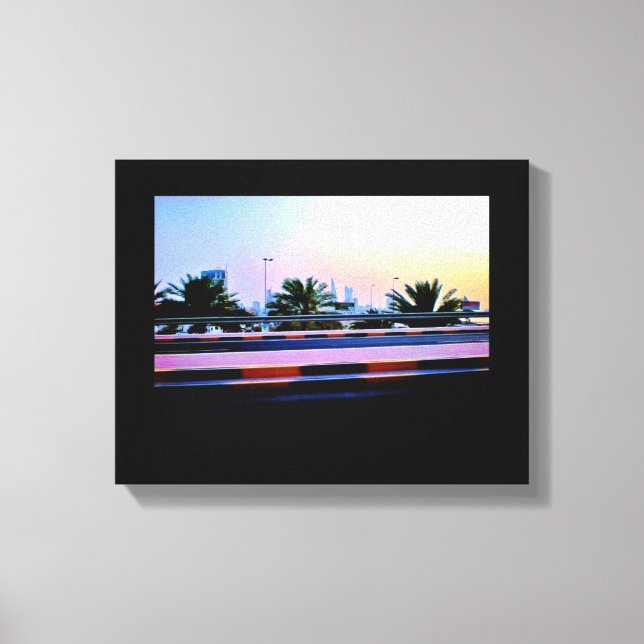 Manama Date Trees Leinwanddruck (Vorderseite)