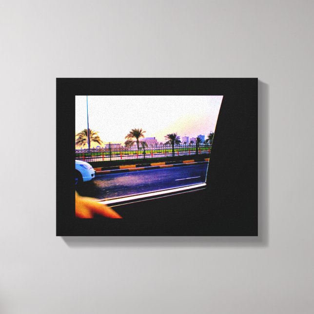 Manama Date Trees Leinwanddruck (Vorderseite)