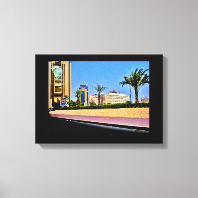 Manama Street View Leinwanddruck (Vorderseite)