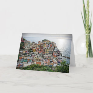 Manarola - Die Cinque Terre - Italien Grußkarte Karte