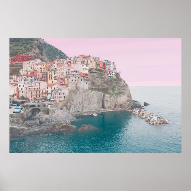 Manarola in Italy Poster (Vorne)