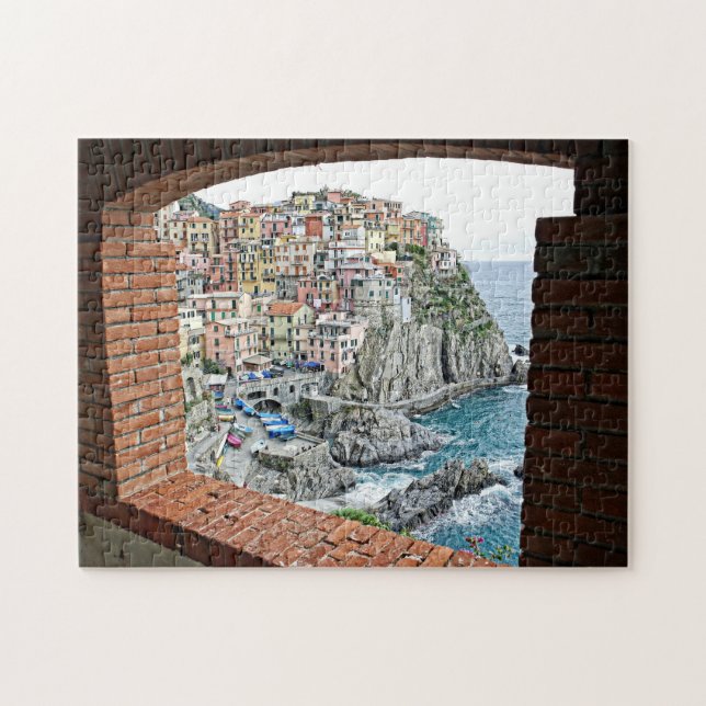 Manarola, Italien - Fensteransicht - 11x14 - 252 S (Horizontal)
