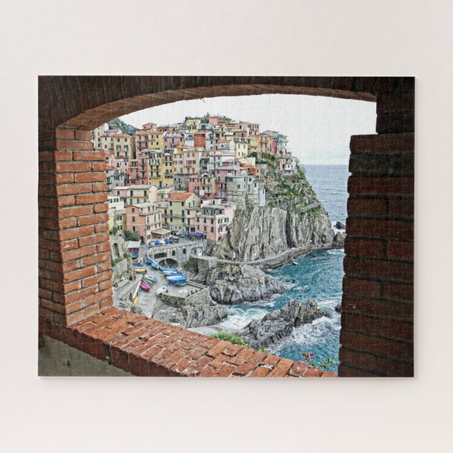 Manarola, Italien - Fensteransicht - 16x20 - 520 S (Horizontal)
