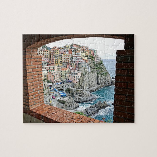 Manarola, Italien - Fensteransicht - 8x10 - 110 St (Horizontal)
