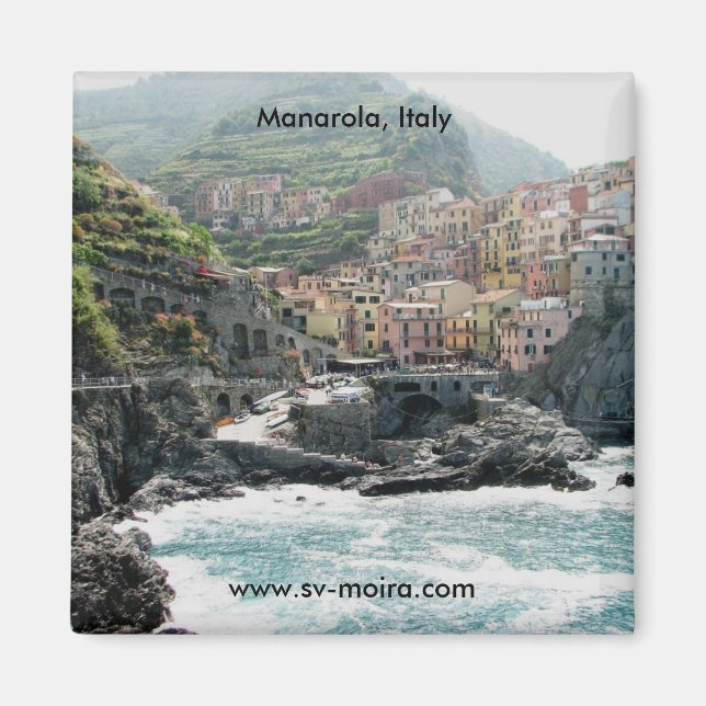 Manarola, Italien Magnet (Vorne)