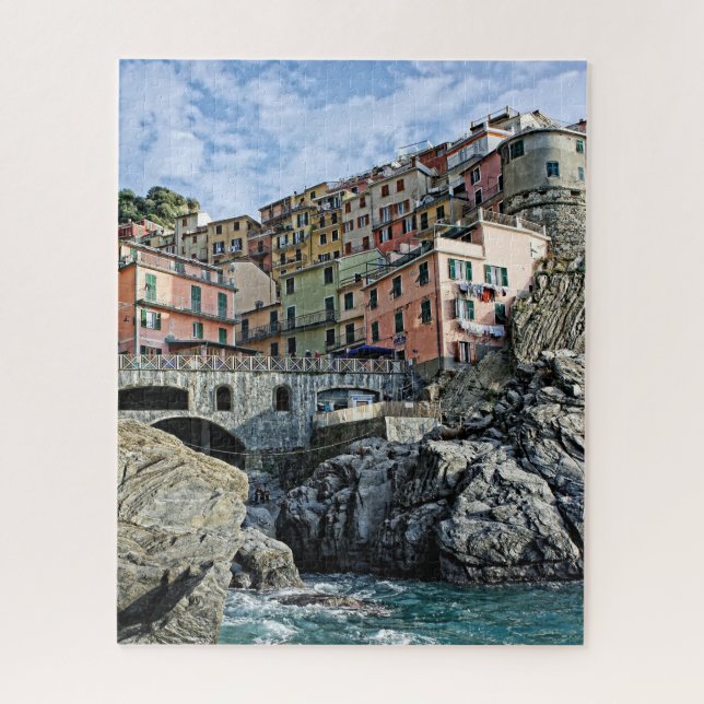 Manarola Italy Travel Adventure - 16x20 - 520 pc (Vertikal)