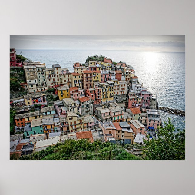 Manarola - Les Cinque Terre - Italie Poster (Devant)