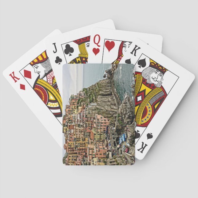 Manarola - The Cinque Terre - Italien - Spielkarten (Rückseite)