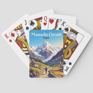 Manaslu Circuit Nepal Spielkarten