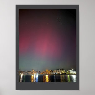 Manasquan Inlet Aurora Borealis Poster