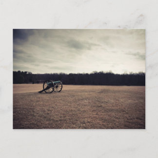 Manassas Battlefield Cannon Postkarte
