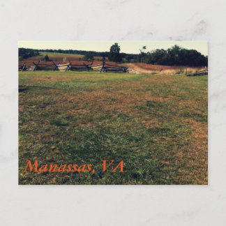Manassas, VA Postkarte