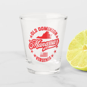 Manassas, Virginia Schnapsglas