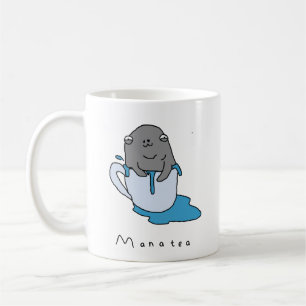 Manatea lustige Comic-Tee-Tasse Kaffeetasse