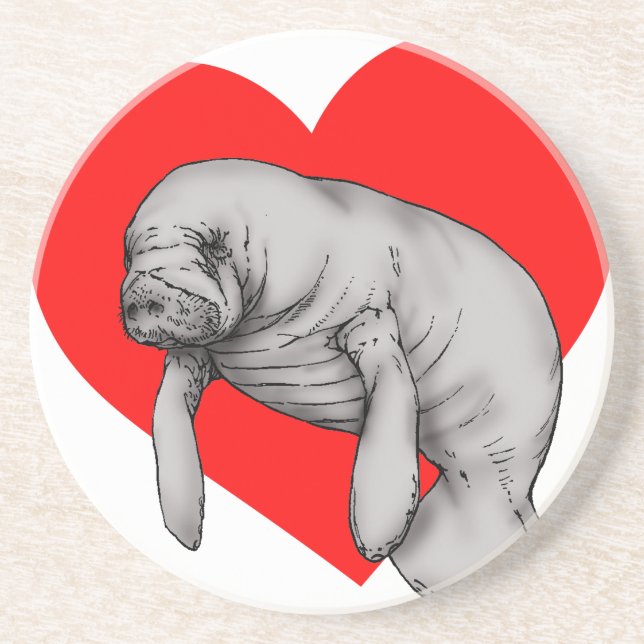 manatee art untersetzer (Vorne)