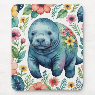 Manatee Baby Shirt Mousepad