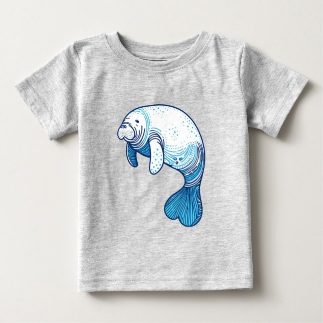 Manatee Baby T-shirt (Vorderseite)