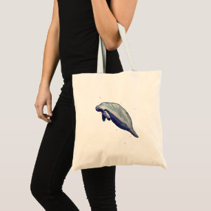 Manatee Florida Animal Tote Bag Tragetasche