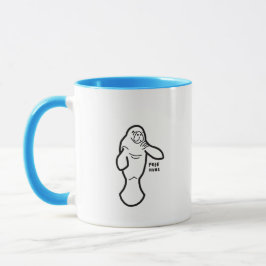 Manatee Free Hugs Tasse