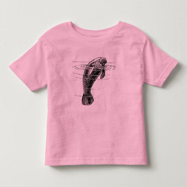 Manatee-Kleinkind-Shirt Kleinkind T-shirt (Vorderseite)