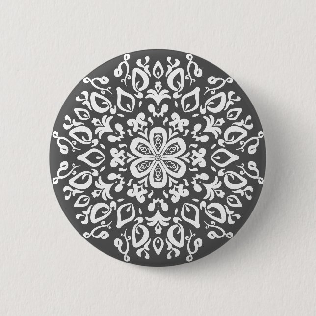 Manatee Mandala Button (Vorderseite)