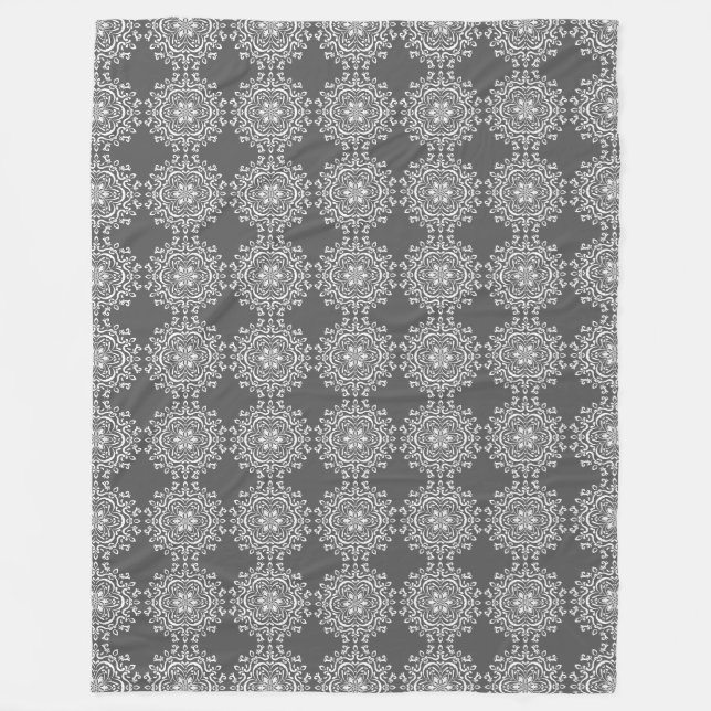 Manatee Mandala Fleecedecke (Vorderseite)