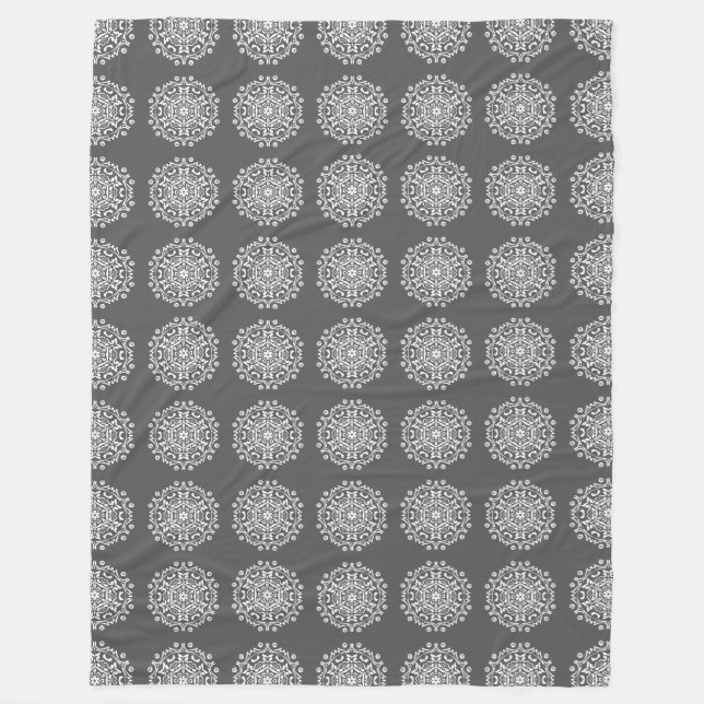 Manatee Mandala Fleecedecke (Vorderseite)