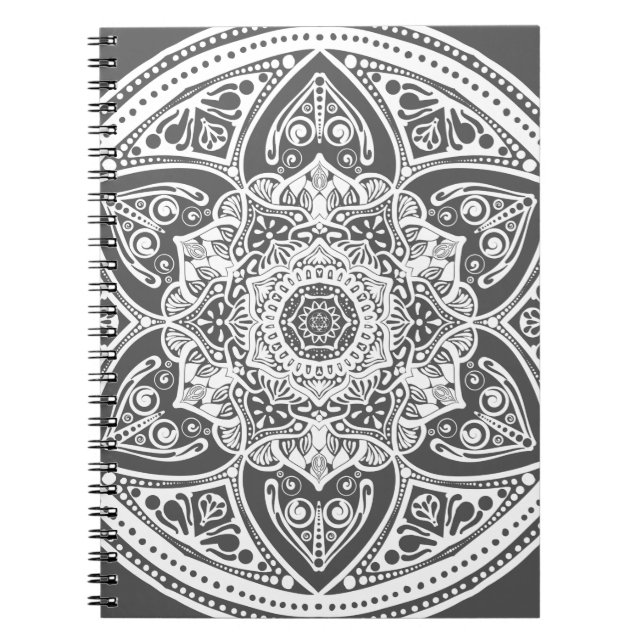 Manatee Mandala Notizblock (Vorderseite)