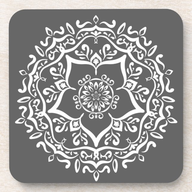 Manatee Mandala Untersetzer (Vorderseite)