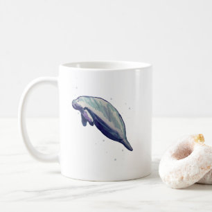 Manatee Painting Florida Springs Kaffeetasse