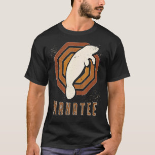 Manatee Vintag Retro Classic Animal Liebe T-Shirt