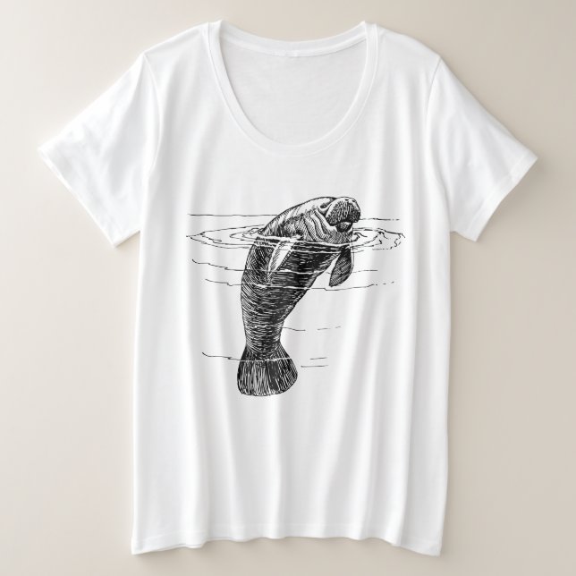 Manatee women Shirt (Design vorne)