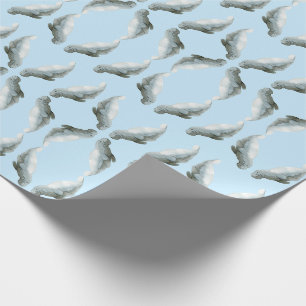 Manatee Wrapping Paper Geschenkpapier