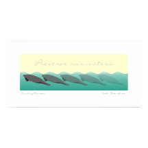 Manatees - Bewahren Sie unsere Gewässer 36 x 18