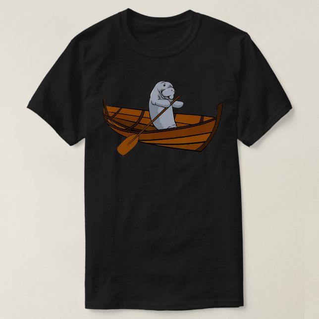 Manatees Dugong Sea Cows Chubby Mermaid Floaty Pot T-Shirt (Design vorne)