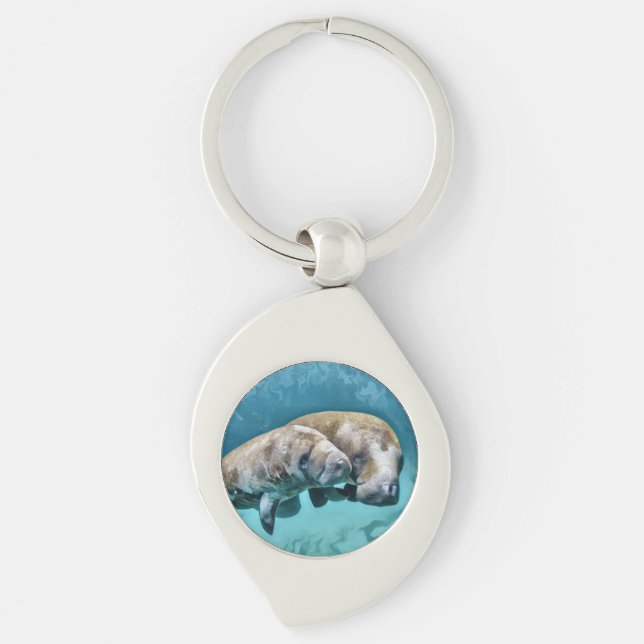 Manatees Schlüsselanhänger (Vorderseite)