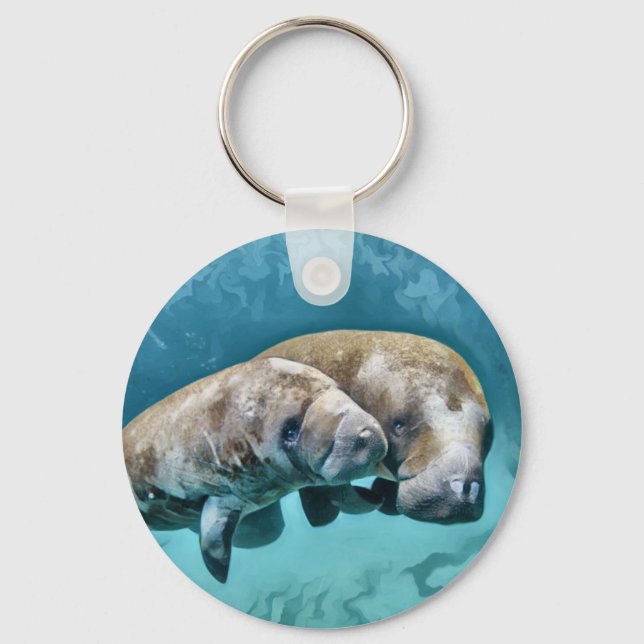 Manatees Schlüsselanhänger (Vorderseite)