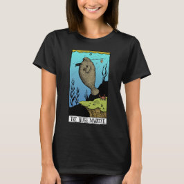 Manatis-Dunkelheit T - Shirt der Frauen enormer