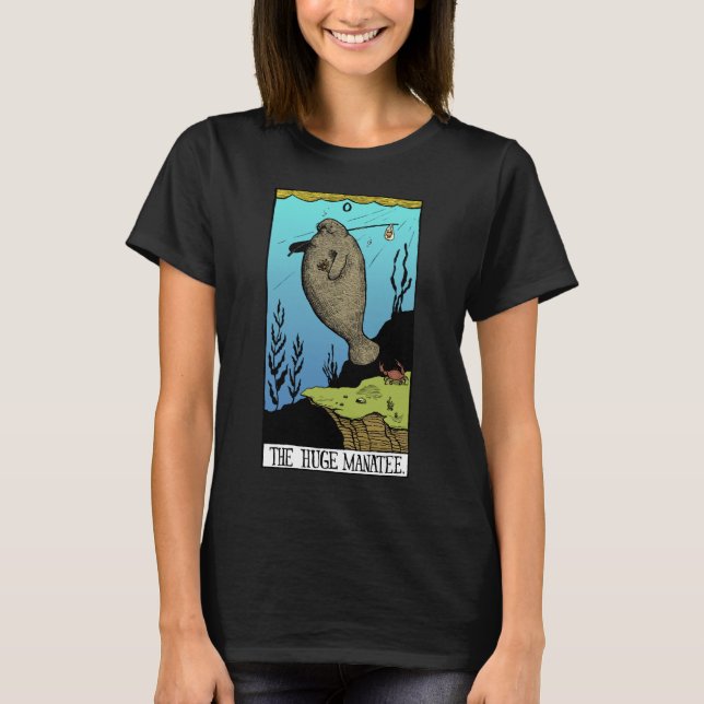 Manatis-Dunkelheit T - Shirt der Frauen enormer (Vorderseite)