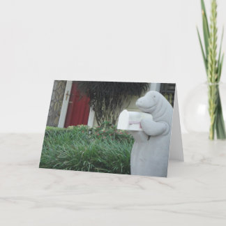 Manatis-Gruß-Karte Karte