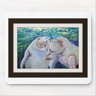 Manatis-Liebe Mousepad
