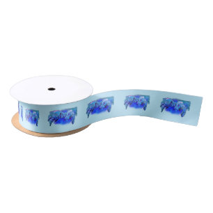 Manatis mit Liebe 1,5" Satinband