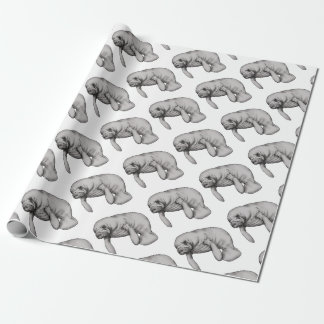 Manatiskunst Geschenkpapier