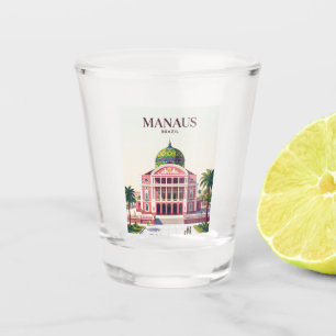 Manaus Brasilien Schnapsglas