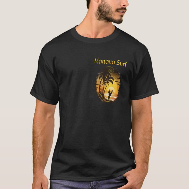 Manava Surf T-Shirt (Vorderseite)