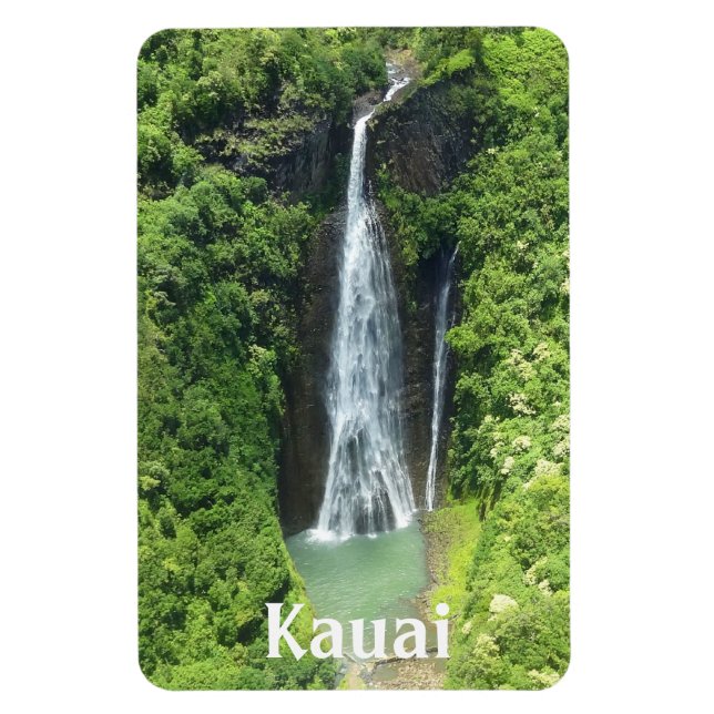 Manawaiopuna Falls Kauai Hawaii Magnet (Vertikal)