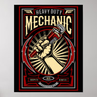 Mancave Vintag Mechanic Garage