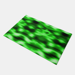 Manchado verde e preto estilo pastilhas de vidro fußmatte