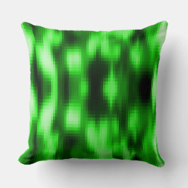 Manchado verde e preto estilo pastilhas de vidro kissen